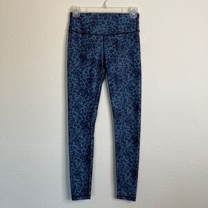 Allfenix leopard leggings green XS extra small EUC